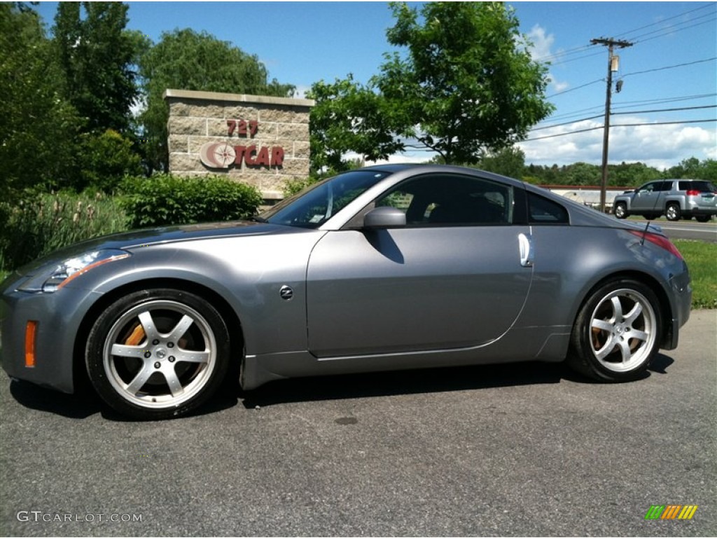 2003 350Z Track Coupe - Silverstone Metallic / Charcoal photo #1