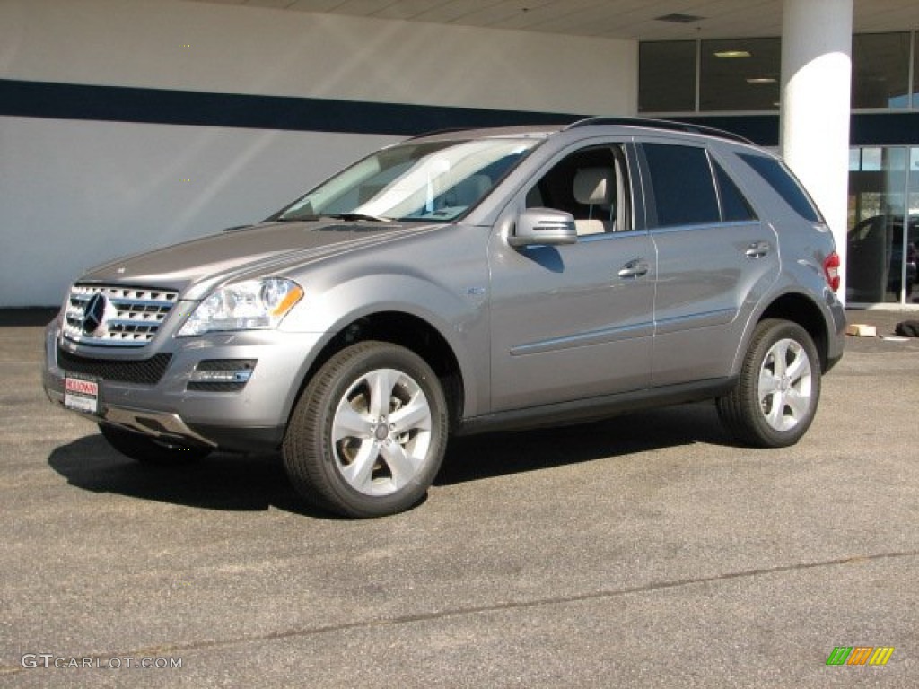 2011 ML 350 BlueTEC 4Matic - Palladium Silver Metallic / Ash photo #1