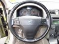 2008 Volvo S40 Umbra Brown/Quartz Beige Interior Steering Wheel Photo