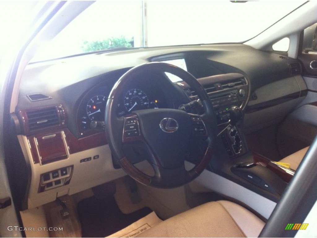 2010 RX 350 AWD - Cerulean Blue Metallic / Parchment/Brown Walnut photo #9