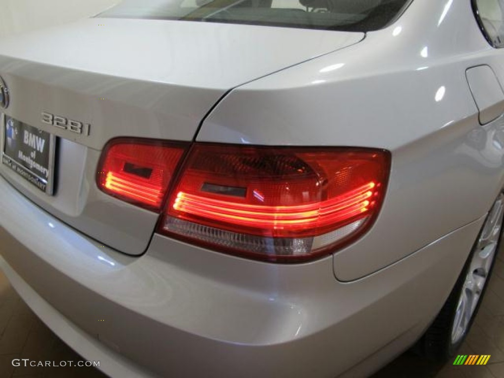 2009 3 Series 328i Coupe - Titanium Silver Metallic / Black photo #4