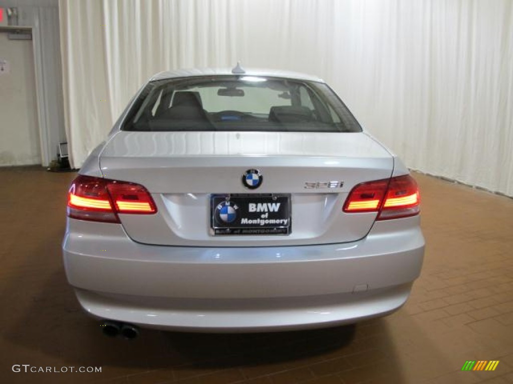 2009 3 Series 328i Coupe - Titanium Silver Metallic / Black photo #5