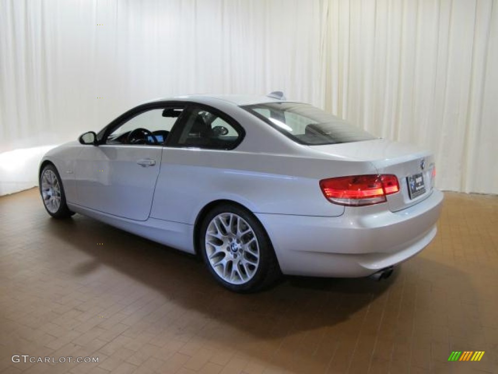 2009 3 Series 328i Coupe - Titanium Silver Metallic / Black photo #6