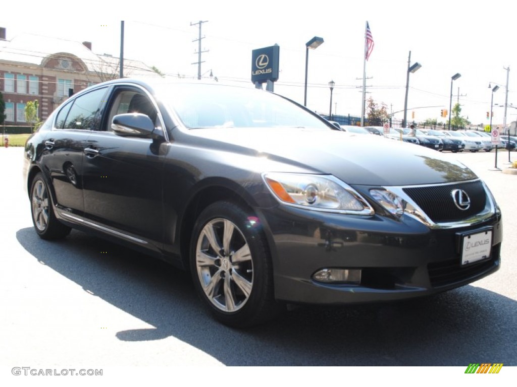 2009 GS 350 AWD - Smokey Granite Gray Mica / Black photo #6