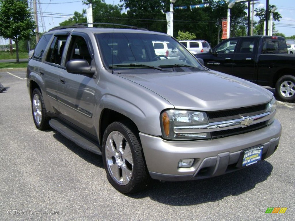 2002 TrailBlazer LT 4x4 - Light Pewter Metallic / Light Pewter photo #3