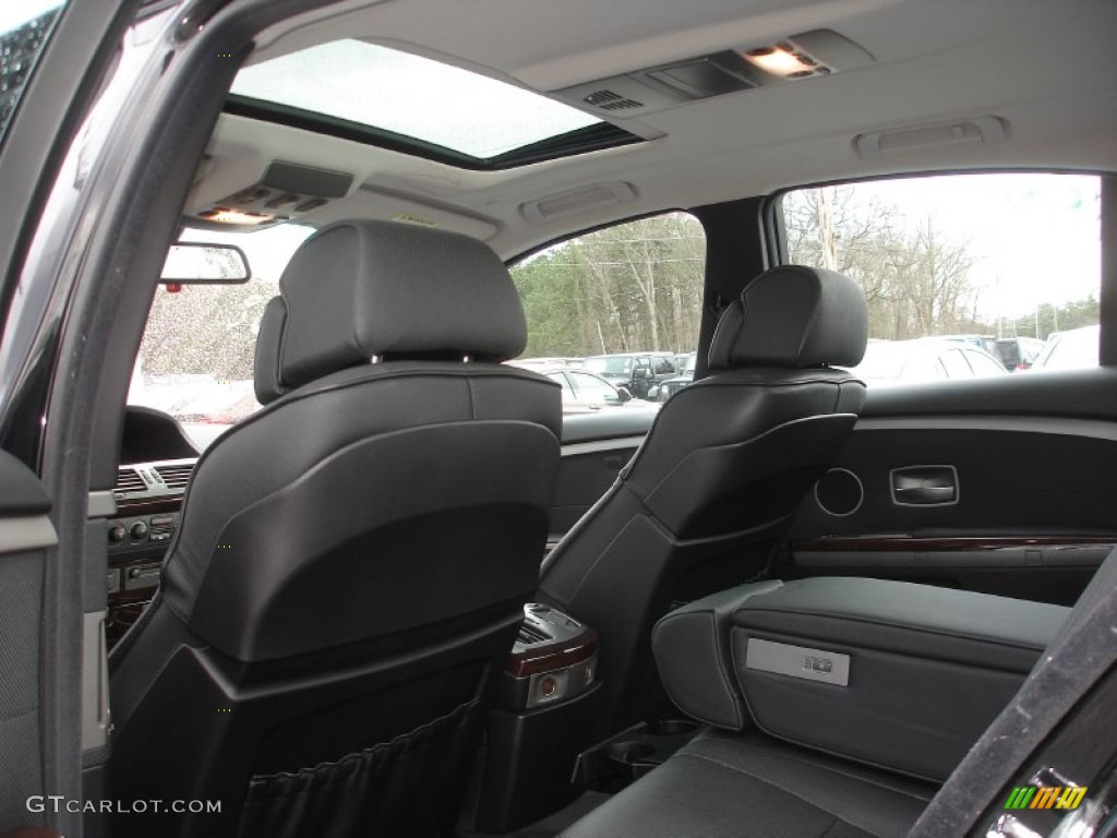 2004 7 Series 745i Sedan - Jet Black / Black/Black photo #13