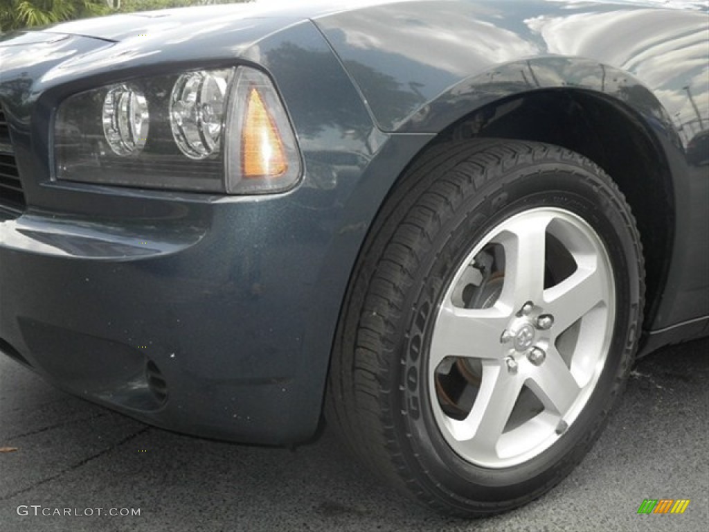 2008 Charger SXT AWD - Steel Blue Metallic / Dark Slate Gray photo #4