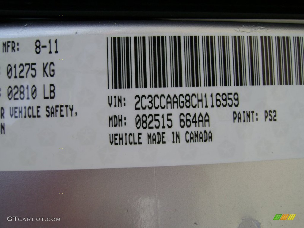 2012 300  - Bright Silver Metallic / Black photo #15