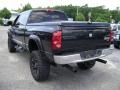 2008 Brilliant Black Crystal Pearl Dodge Ram 1500 Laramie Mega Cab 4x4  photo #9