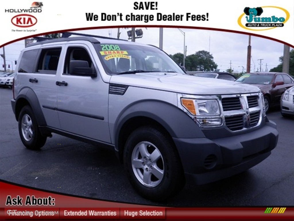 Bright Silver Metallic Dodge Nitro