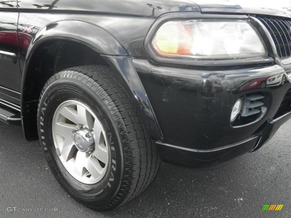 2001 Montero Sport 3.5XS - Solano Black Pearl / Gray photo #2