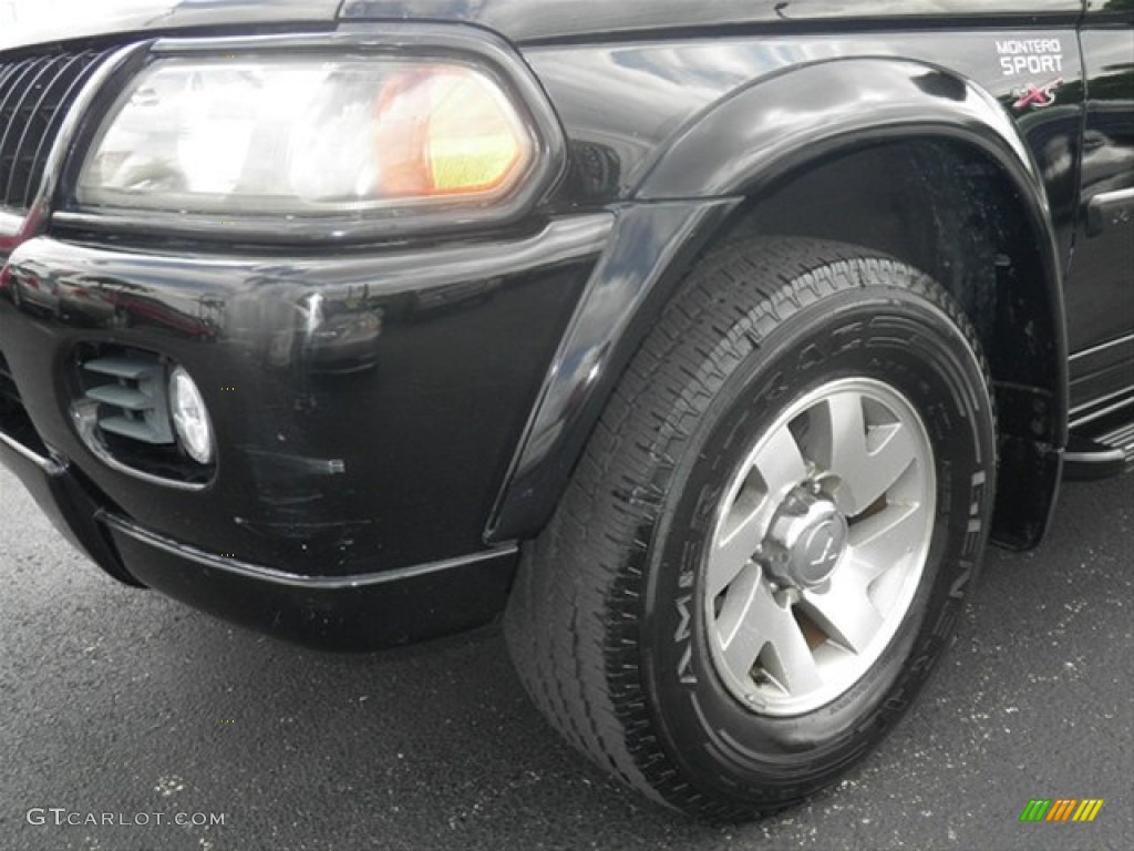 2001 Montero Sport 3.5XS - Solano Black Pearl / Gray photo #4