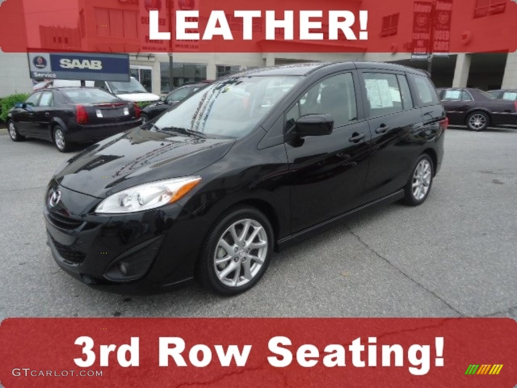 2012 MAZDA5 Grand Touring - Brilliant Black / Black photo #1