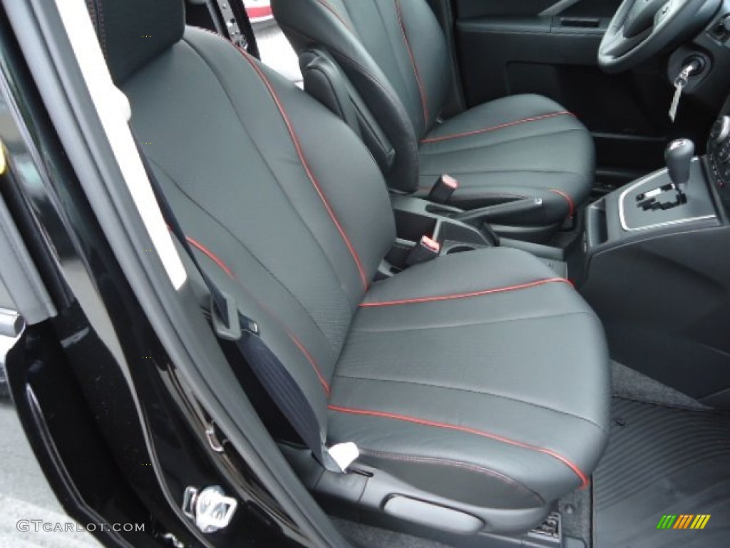 Black Interior 2012 Mazda MAZDA5 Grand Touring Photo #66001917
