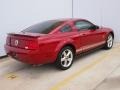 2008 Dark Candy Apple Red Ford Mustang V6 Premium Coupe  photo #3
