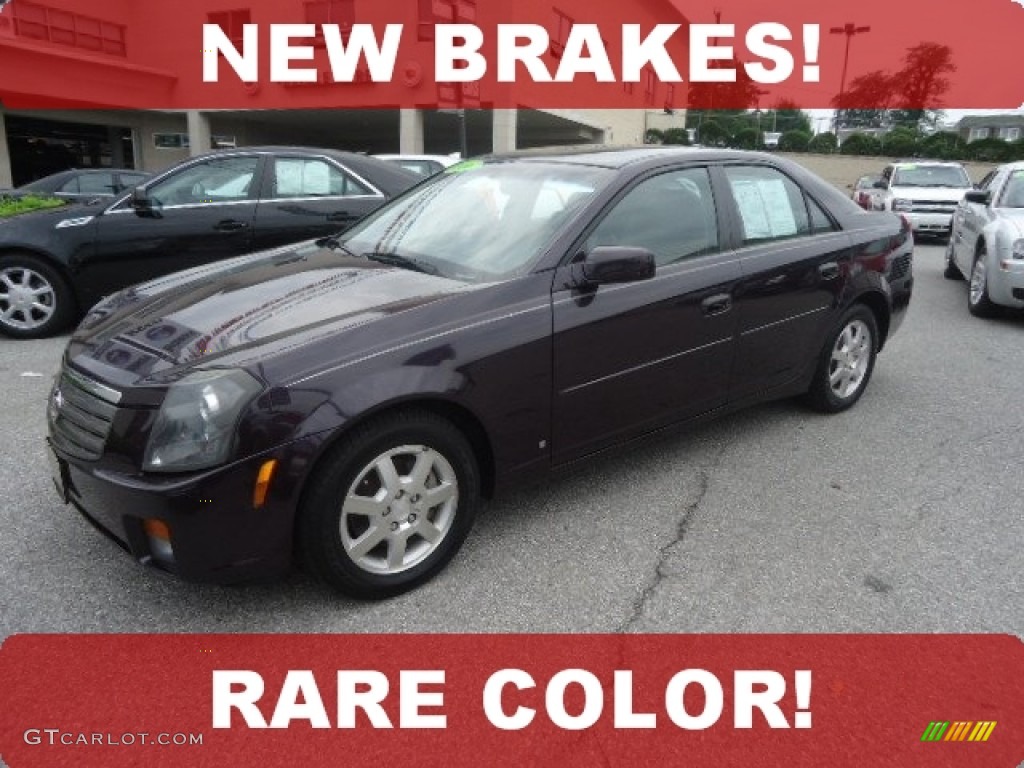 2006 CTS Sedan - Blackberry / Ebony photo #1