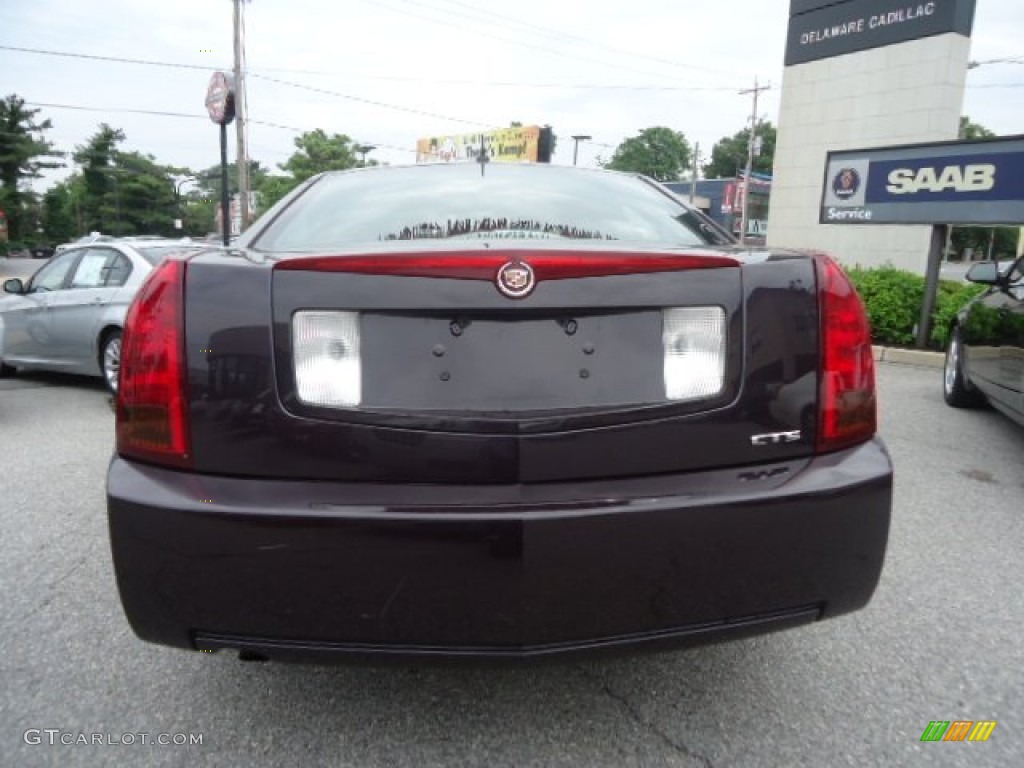 2006 CTS Sedan - Blackberry / Ebony photo #7