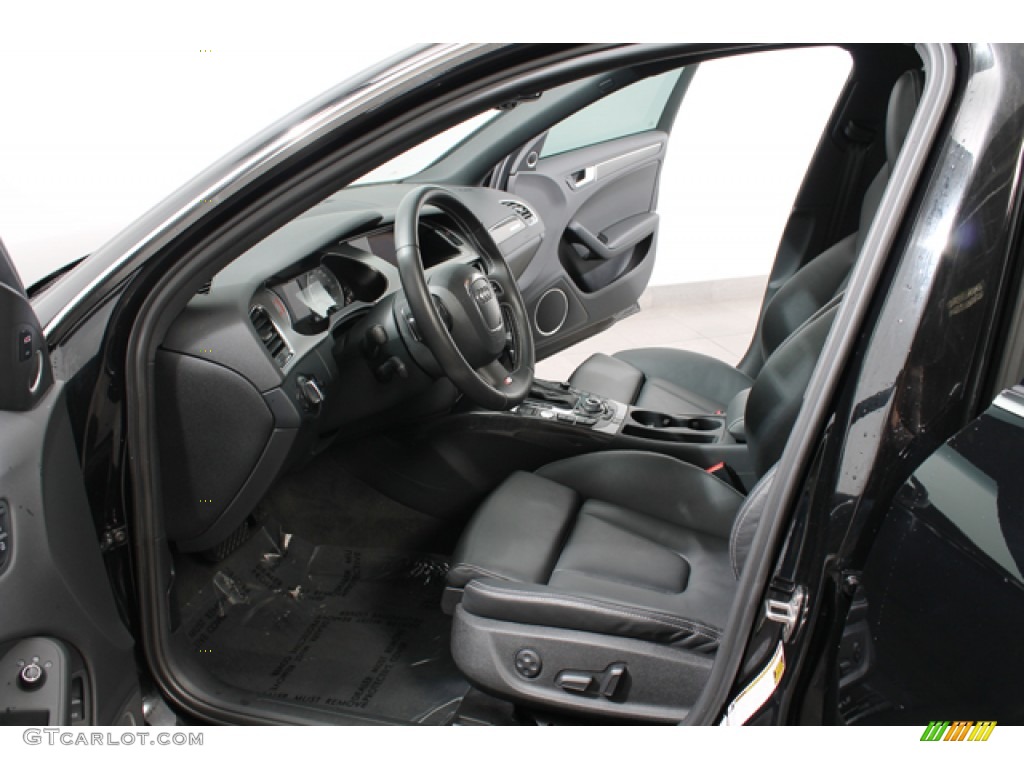 Black Interior 2011 Audi S4 3.0 quattro Sedan Photo #66004143