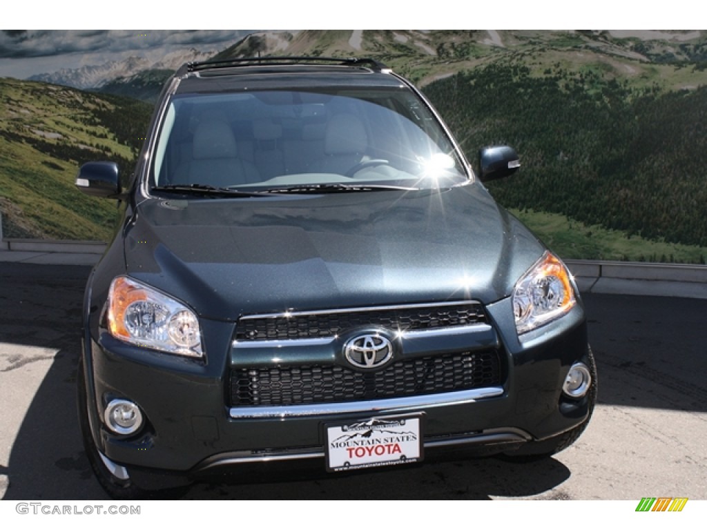 2012 RAV4 Limited 4WD - Black Forest Pearl / Ash photo #2