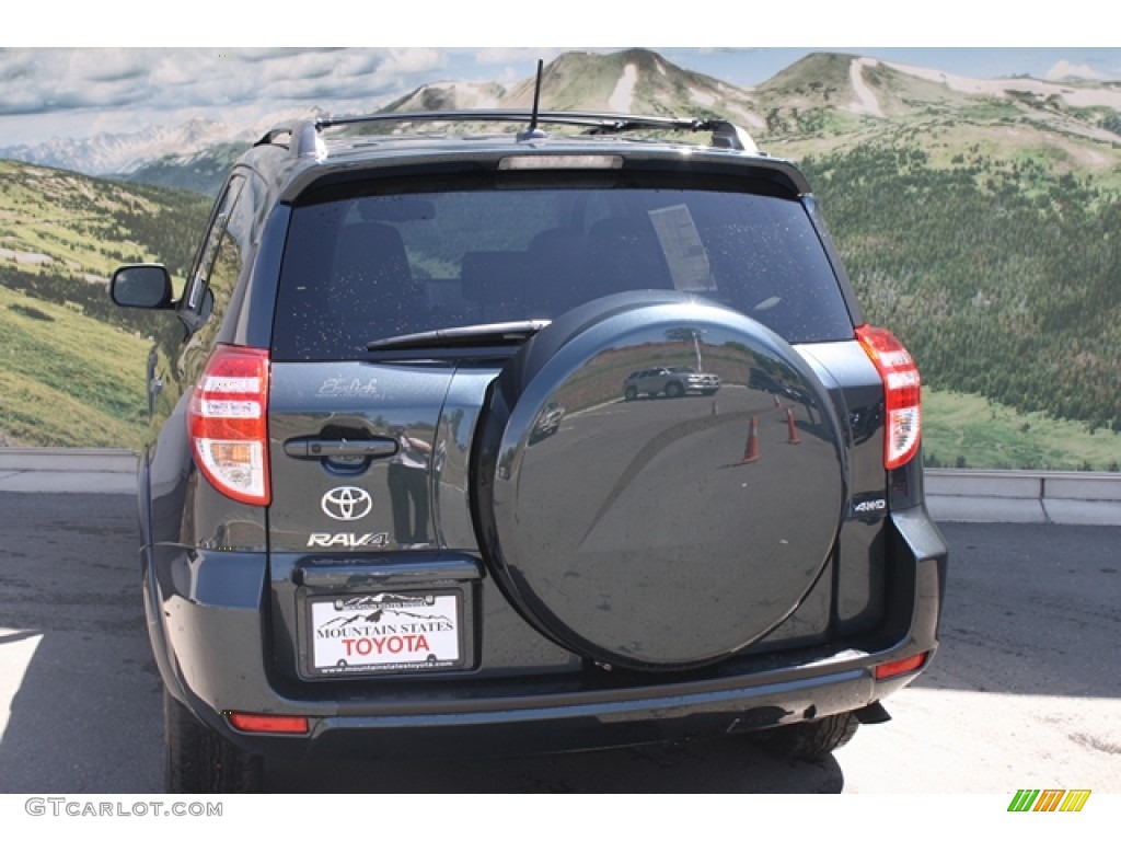 2012 RAV4 Limited 4WD - Black Forest Pearl / Ash photo #4