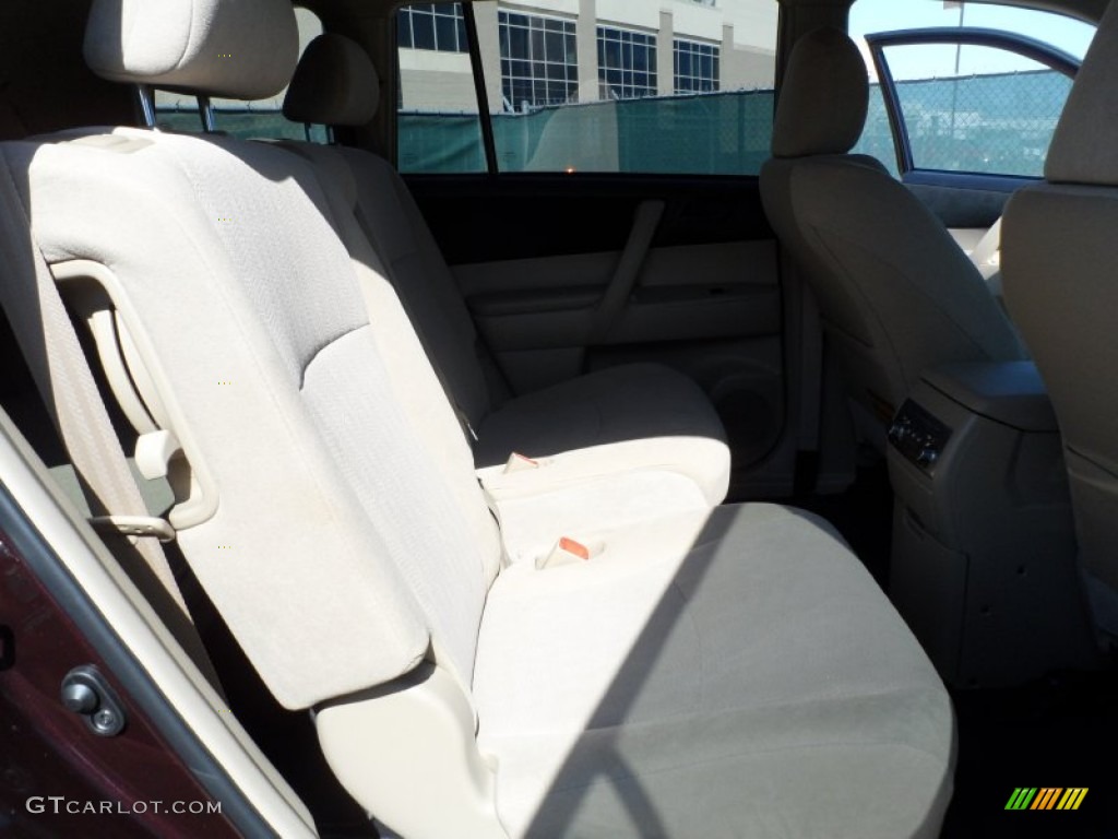 2012 Highlander  - Sizzling Crimson Mica / Sand Beige photo #23