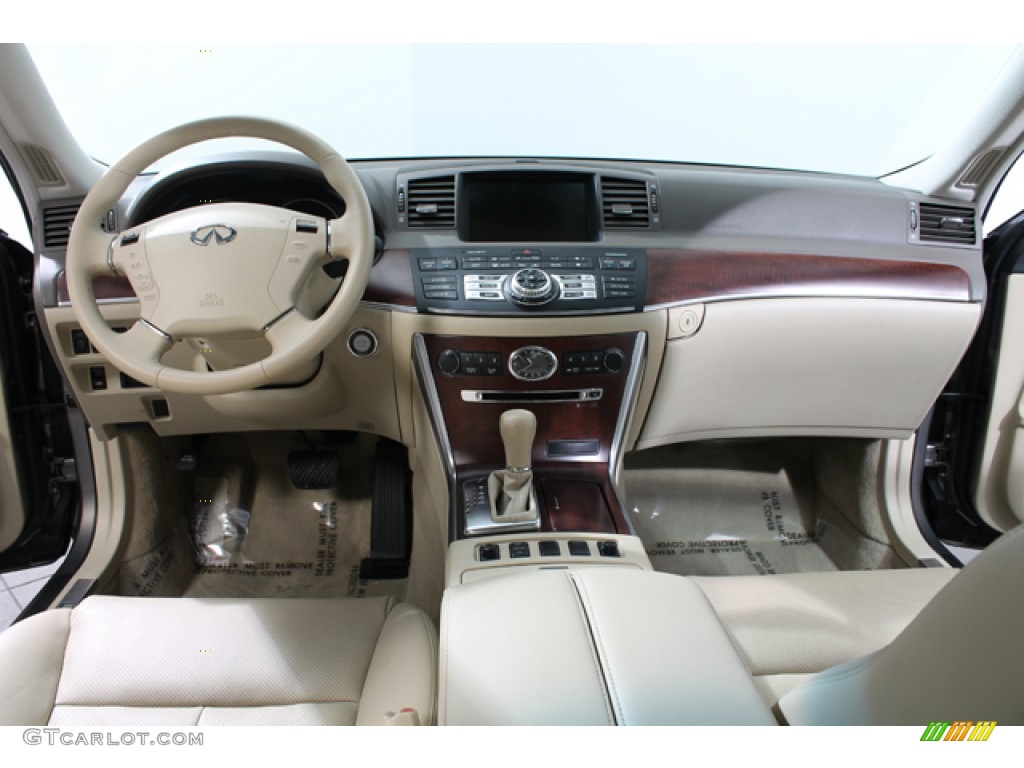 2009 Infiniti M 35x AWD Sedan Wheat Beige Dashboard Photo #66006912