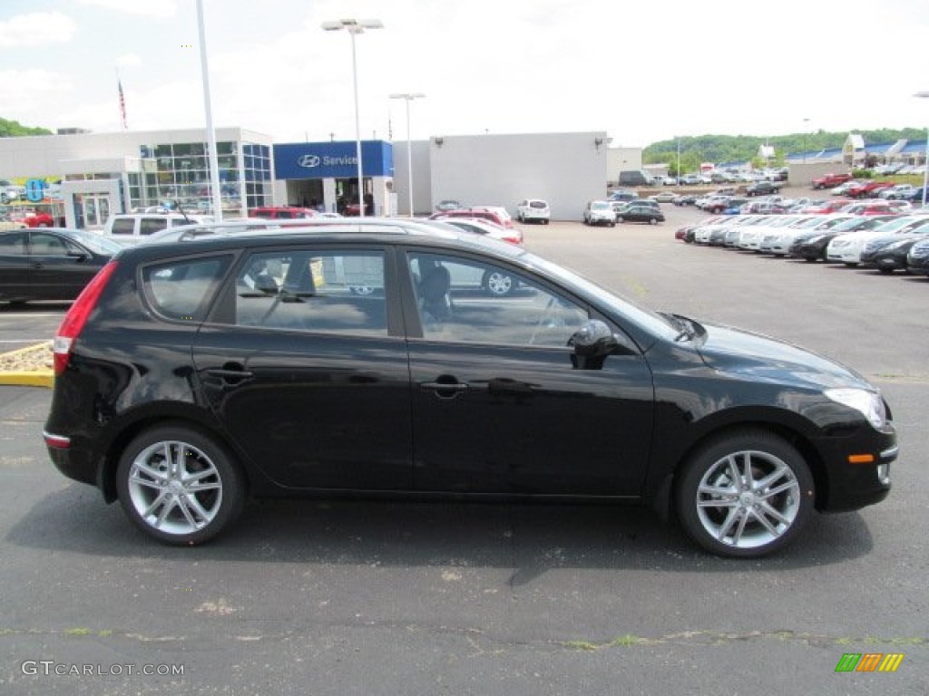 2012 Elantra SE Touring - Black Noir Pearl / Black photo #2
