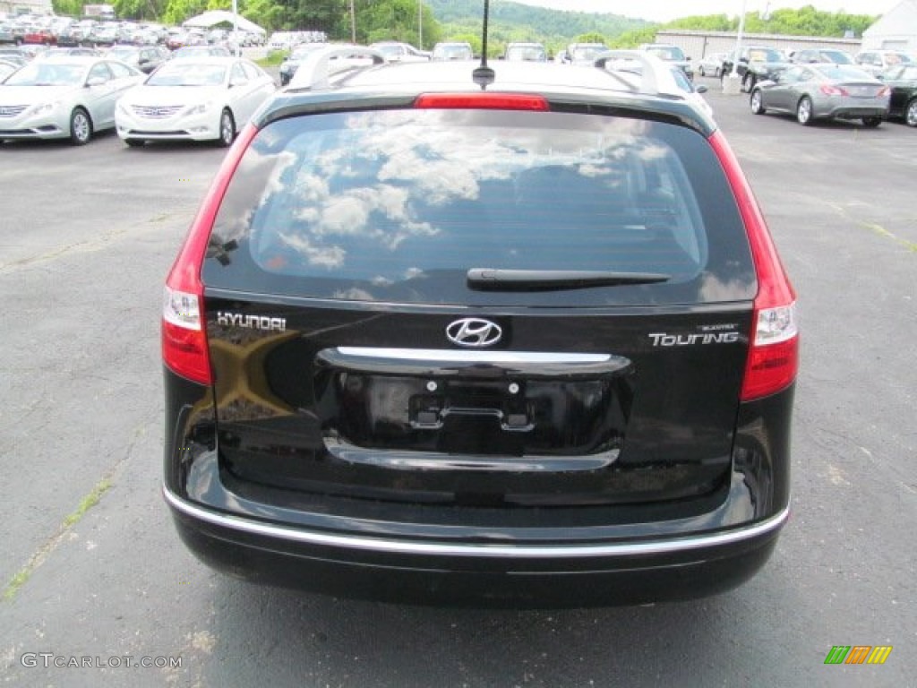2012 Elantra SE Touring - Black Noir Pearl / Black photo #5