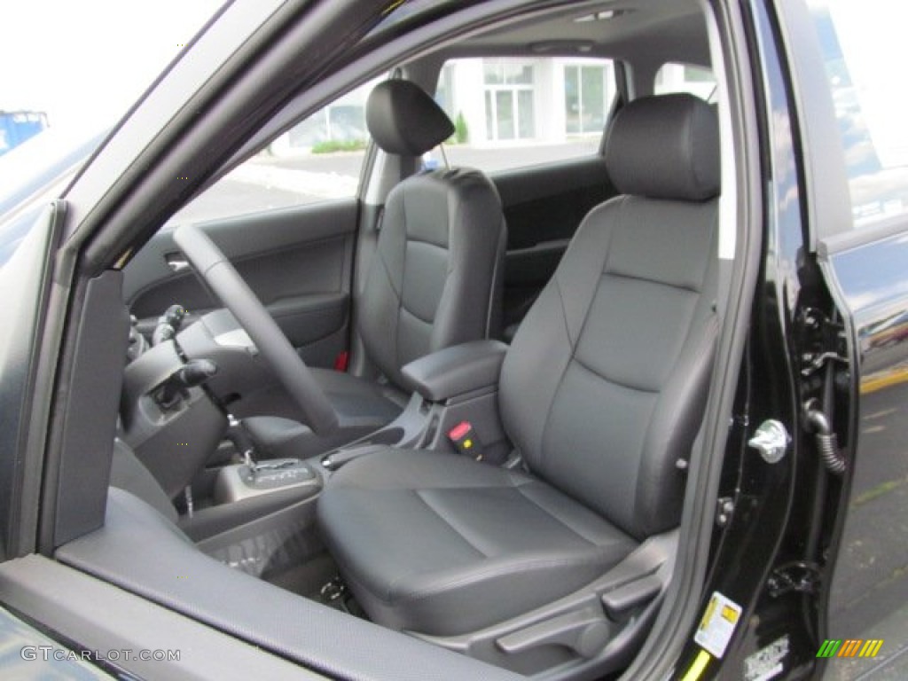 2012 Elantra SE Touring - Black Noir Pearl / Black photo #6