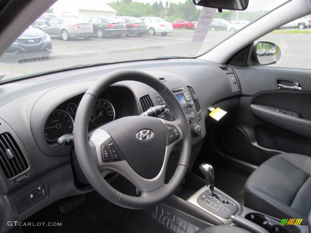 2012 Elantra SE Touring - Black Noir Pearl / Black photo #7