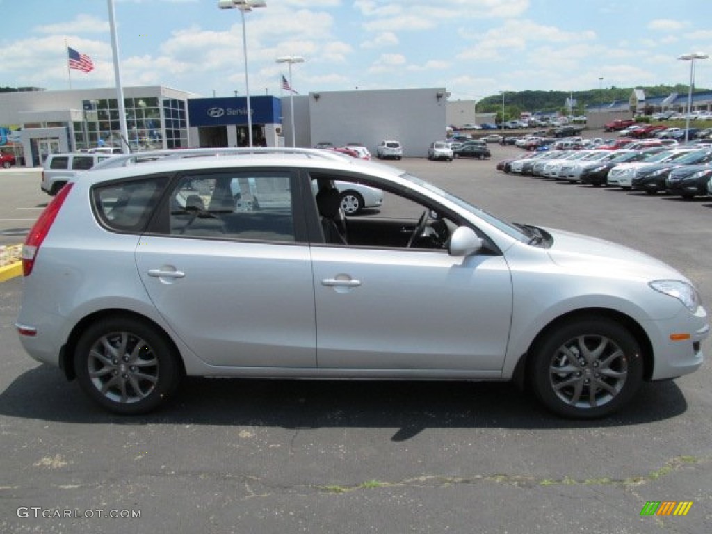2012 Elantra GLS Touring - Shimmering Silver / Black photo #2