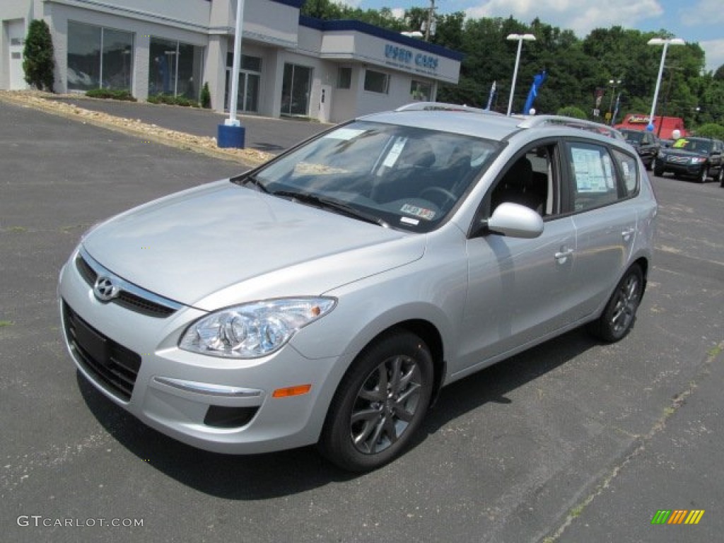 2012 Elantra GLS Touring - Shimmering Silver / Black photo #3