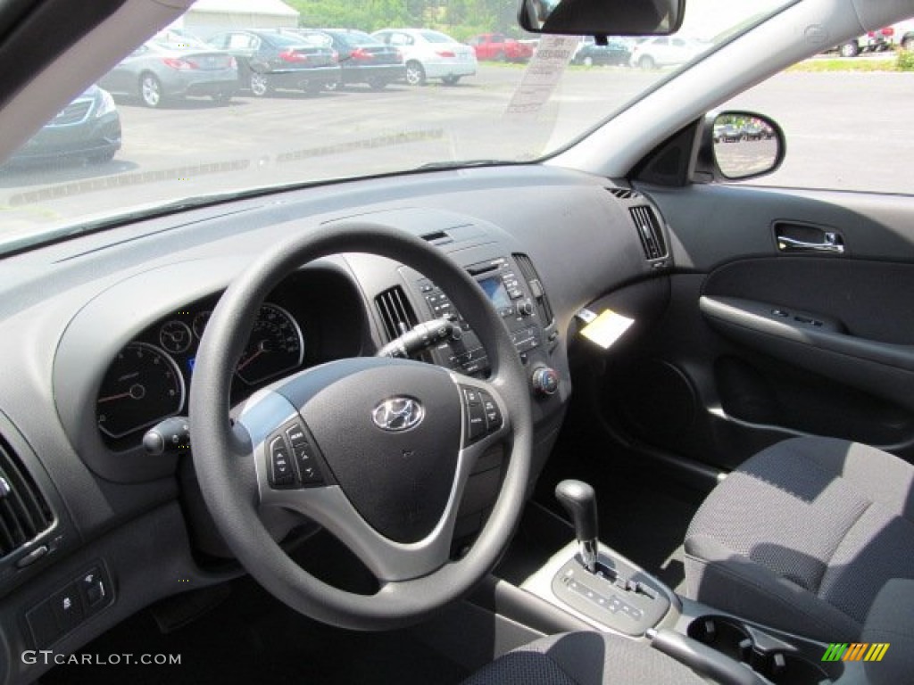 2012 Elantra GLS Touring - Shimmering Silver / Black photo #5