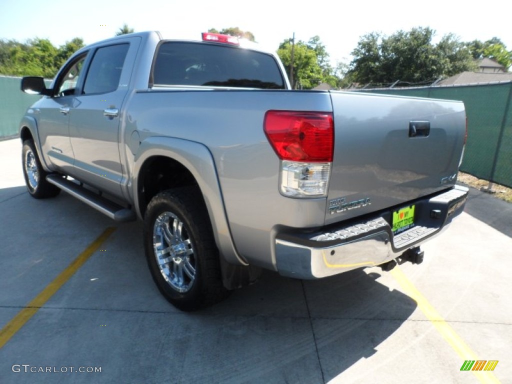 2010 Tundra Platinum CrewMax 4x4 - Silver Sky Metallic / Graphite Gray photo #5