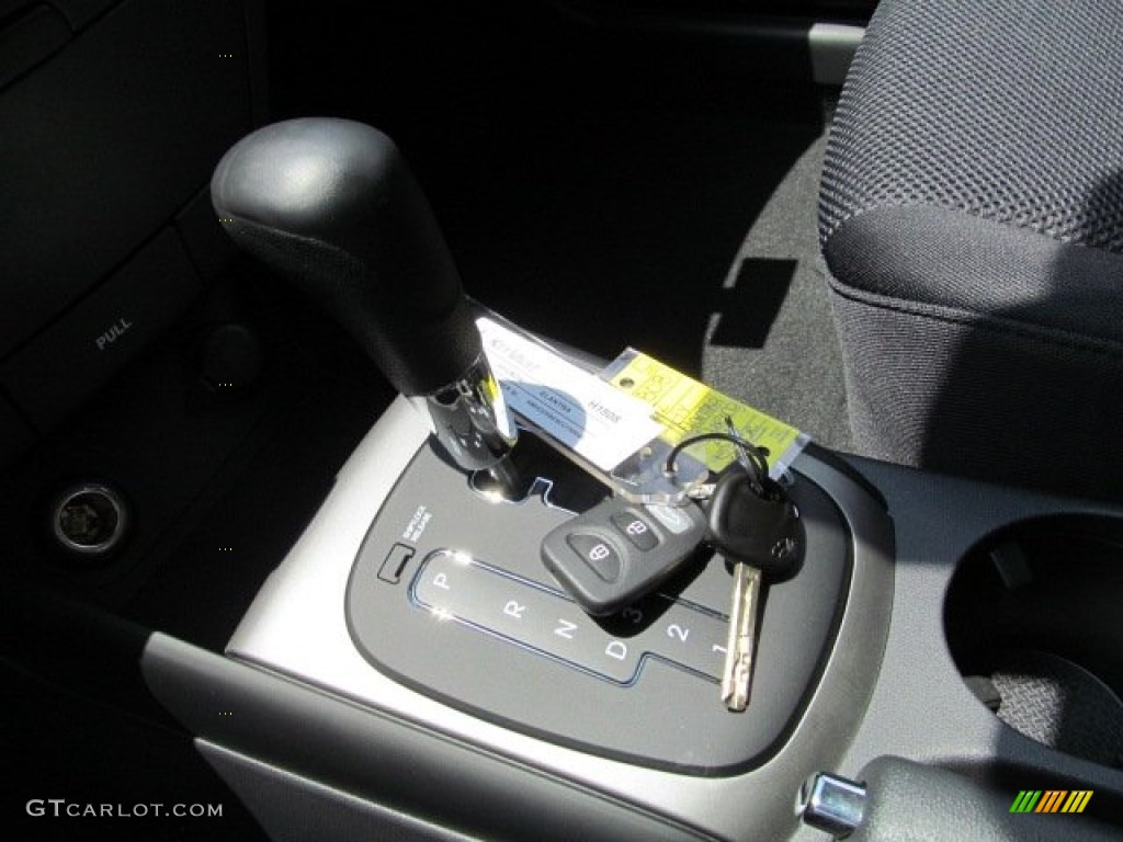 2012 Elantra GLS Touring - Shimmering Silver / Black photo #9