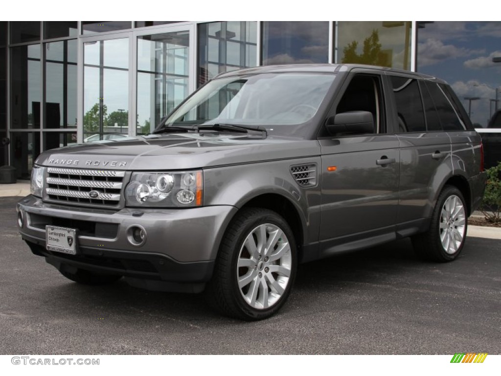 2007 Range Rover Sport Supercharged - Stornoway Grey Metallic / Ebony Black photo #1