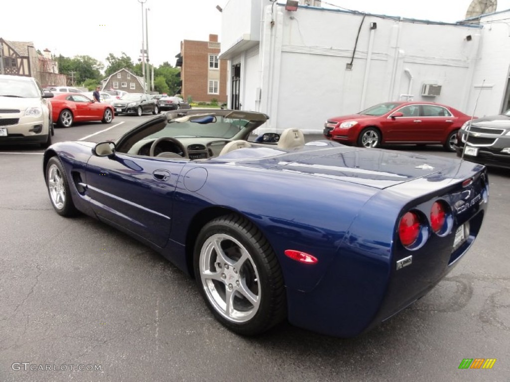 2004 Corvette Convertible - LeMans Blue Metallic / Shale photo #11