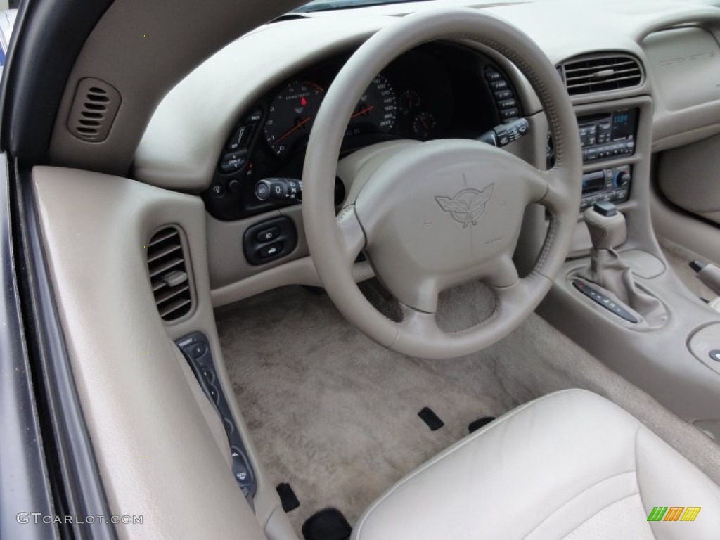 2004 Corvette Convertible - LeMans Blue Metallic / Shale photo #13