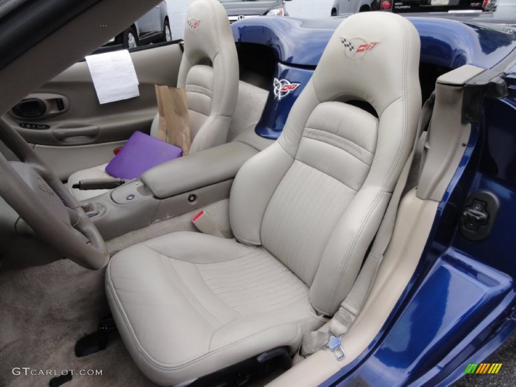 2004 Corvette Convertible - LeMans Blue Metallic / Shale photo #18