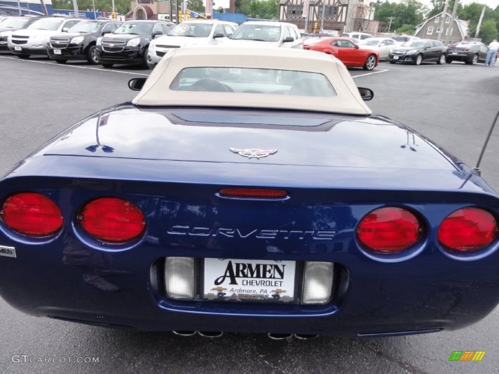 2004 Corvette Convertible - LeMans Blue Metallic / Shale photo #33