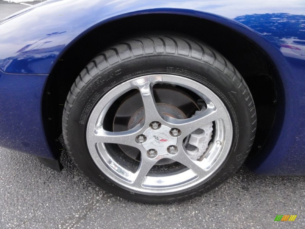 2004 Corvette Convertible - LeMans Blue Metallic / Shale photo #37