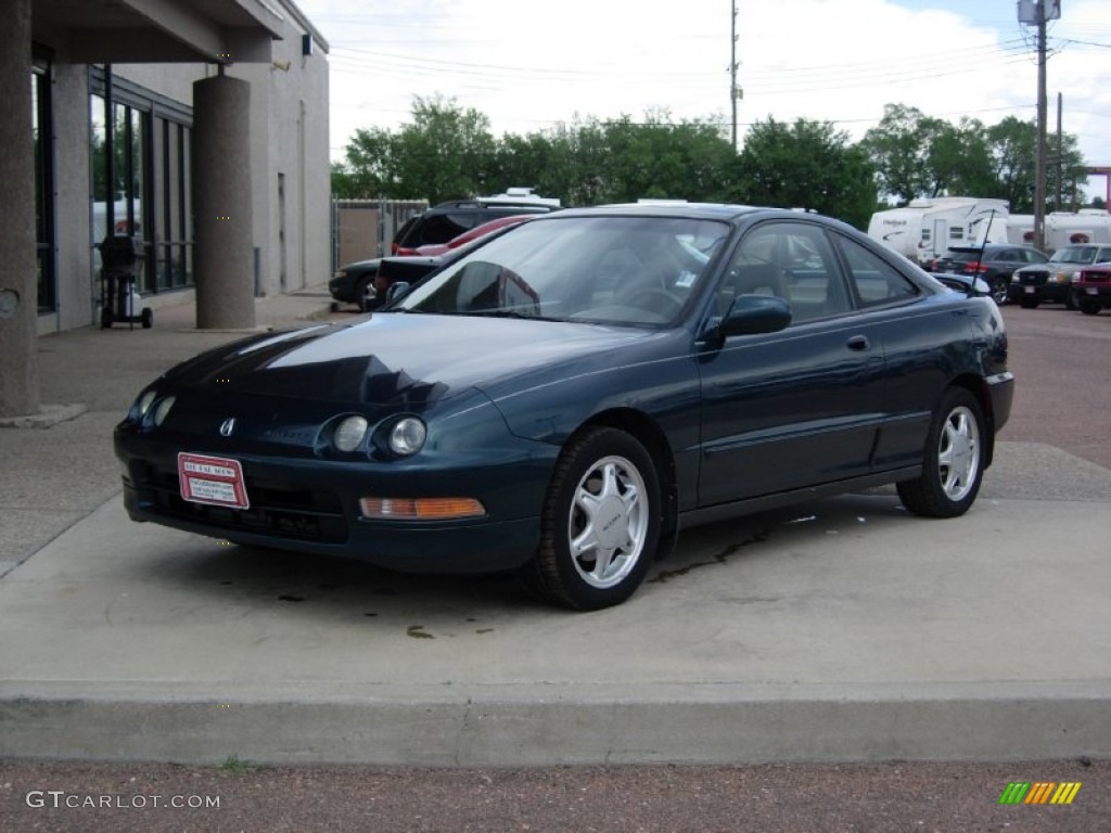 1996 Integra Special Edition Coupe - Cypress Green Pearl Metallic / Beige photo #9