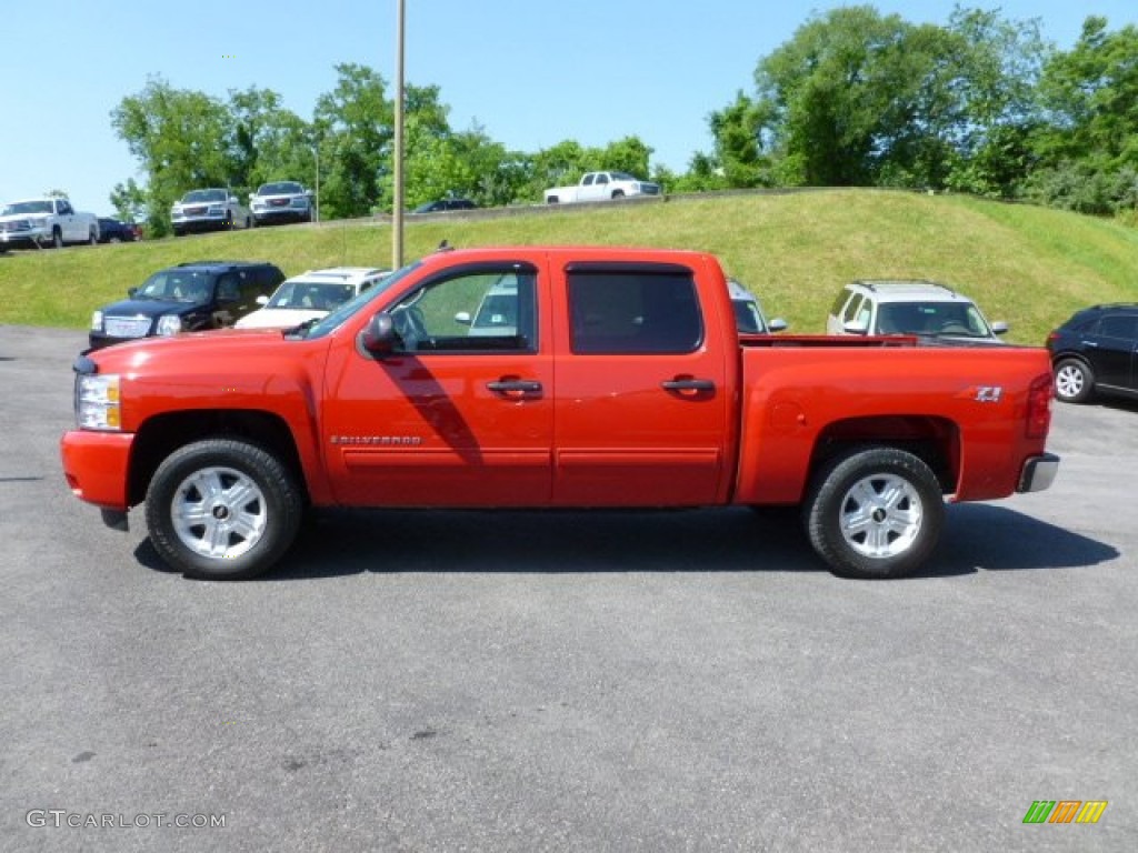 2009 Silverado 1500 LT Z71 Crew Cab 4x4 - Victory Red / Ebony photo #4
