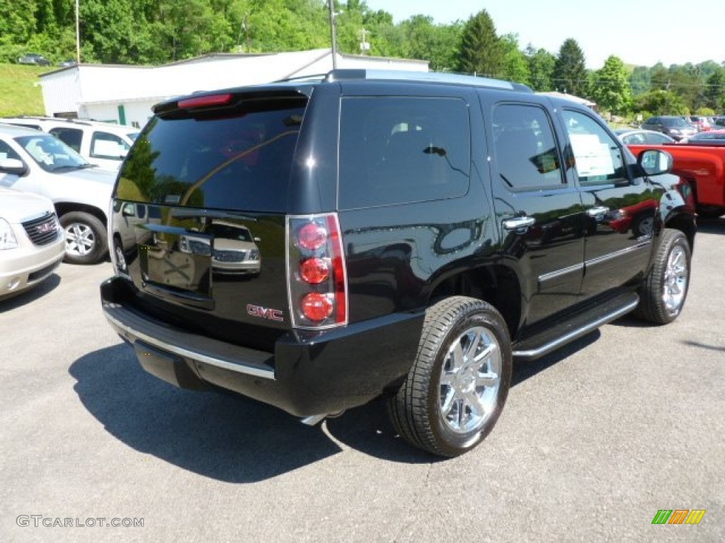 2012 Yukon Denali AWD - Onyx Black / Cocoa/Light Cashmere photo #6