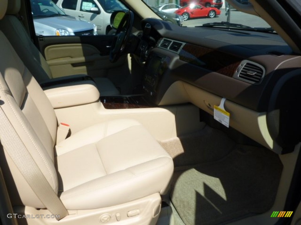 2012 Yukon Denali AWD - Onyx Black / Cocoa/Light Cashmere photo #8