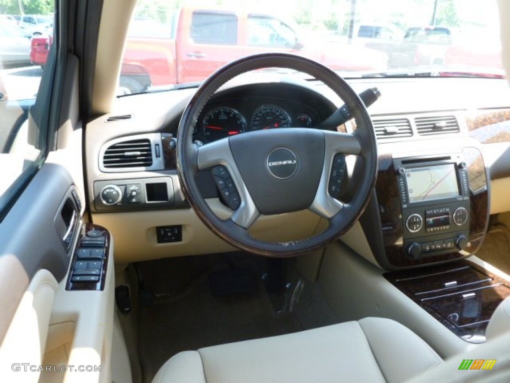 2012 Yukon Denali AWD - Onyx Black / Cocoa/Light Cashmere photo #14