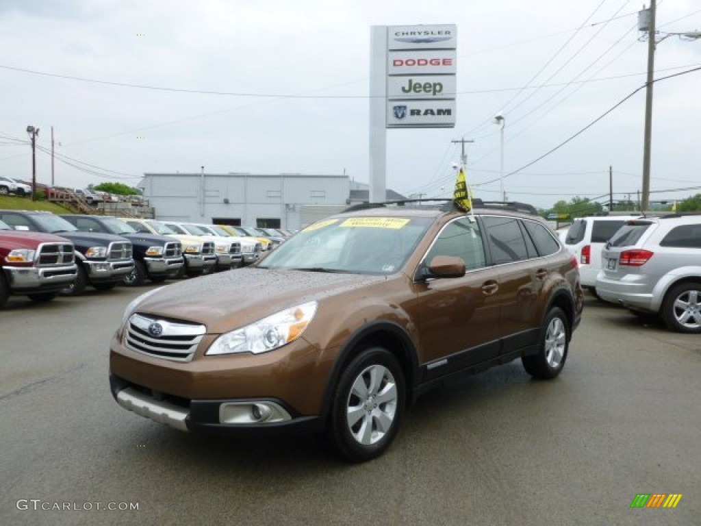 2011 Outback 2.5i Limited Wagon - Caramel Bronze Pearl / Warm Ivory photo #1