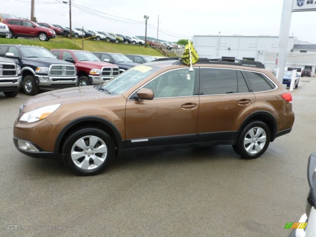 Caramel Bronze Pearl 2011 Subaru Outback 2.5i Limited Wagon Exterior Photo #66011361