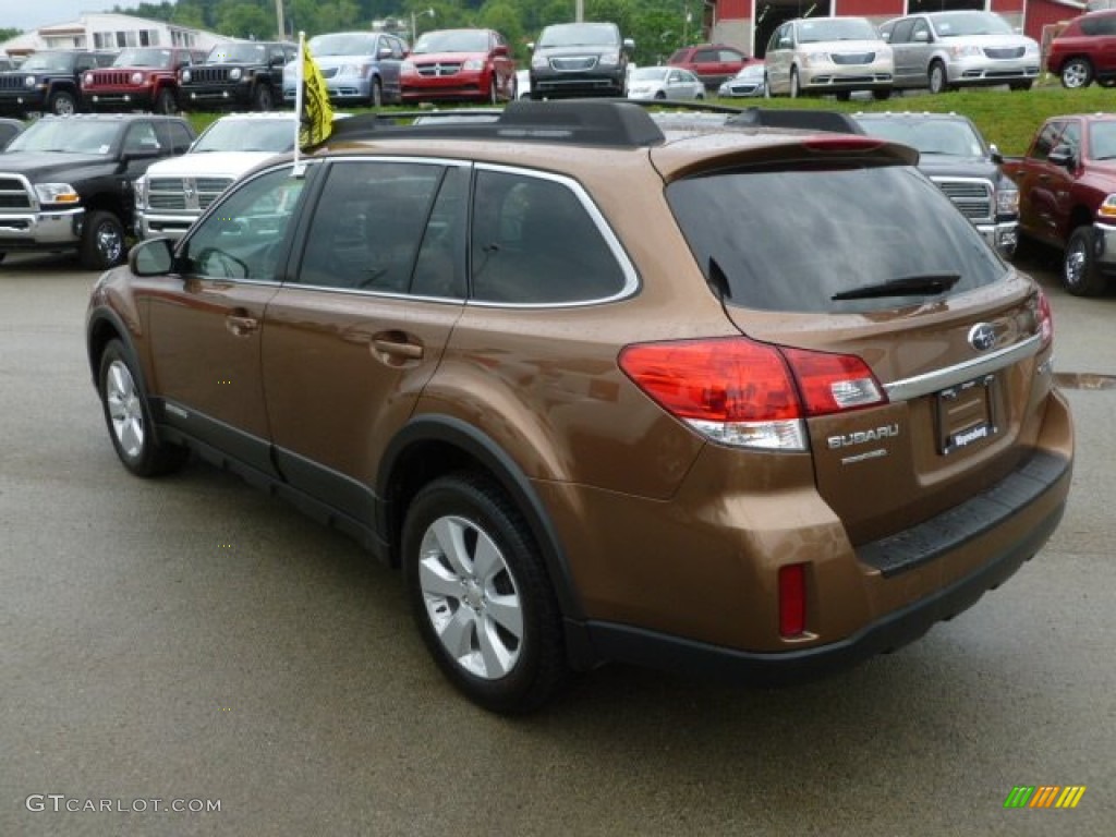 2011 Outback 2.5i Limited Wagon - Caramel Bronze Pearl / Warm Ivory photo #3