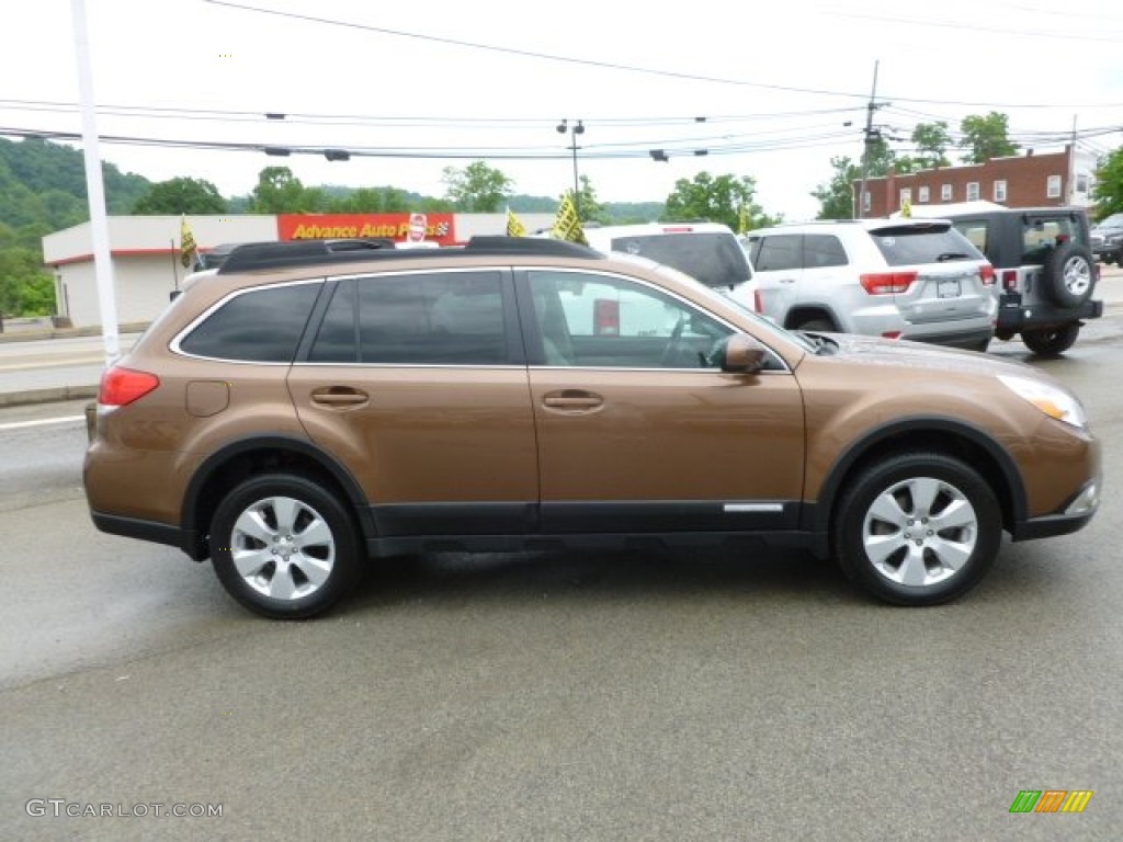 2011 Outback 2.5i Limited Wagon - Caramel Bronze Pearl / Warm Ivory photo #6